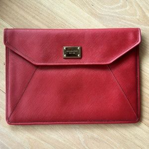 Michael Kors Laptop Case with Gold Detailing